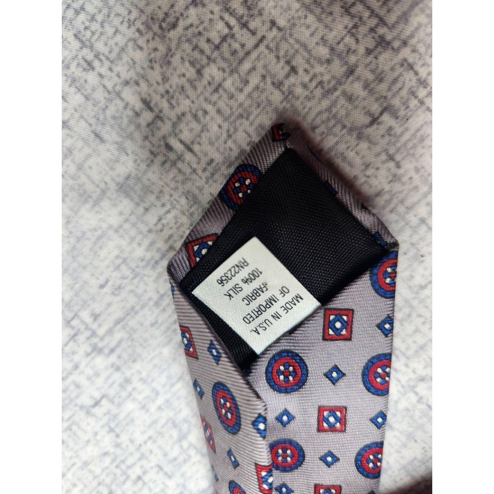 Pierre Cardin & Della Croce Ties Silk & Polyester Striped & Geometric Vintage - Picture 8 of 10